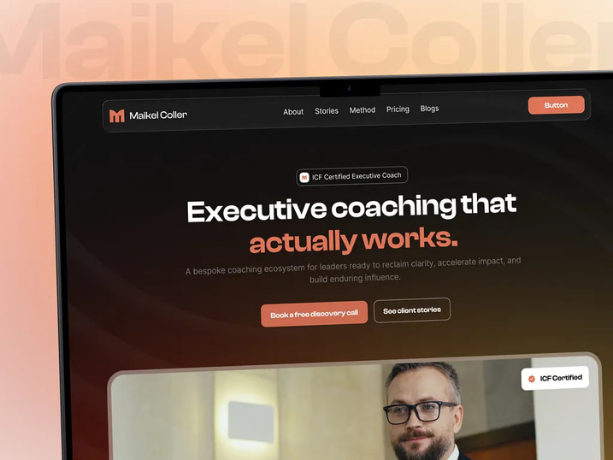 High-Converting Coach Websites Showcase 3