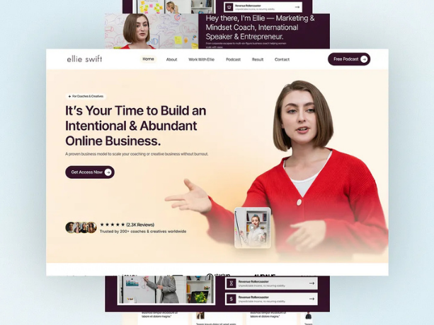 High-Converting Coach Websites Showcase 7